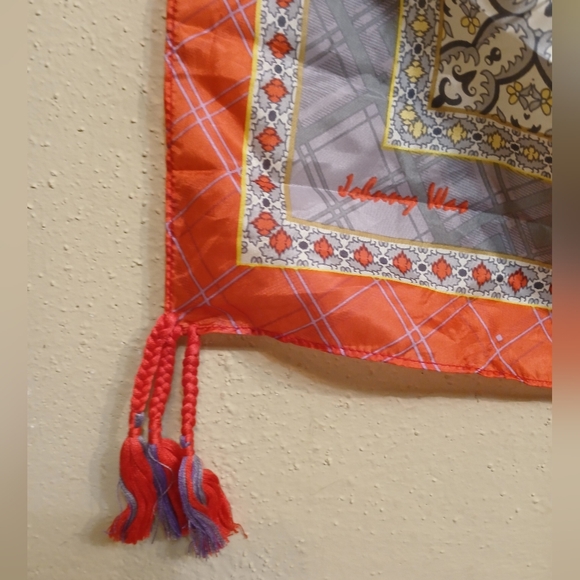 Johnny Was Multicolor Geometric Scarf - Picture 7 of 12
